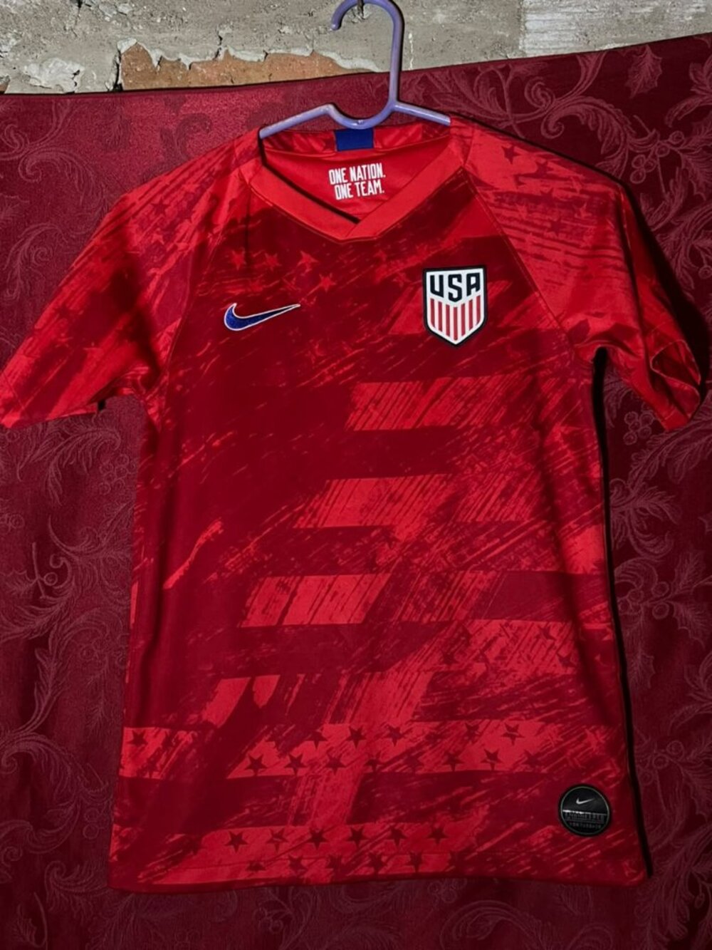 Nike Kids Boys US Soccer USA National Team Jersey Size